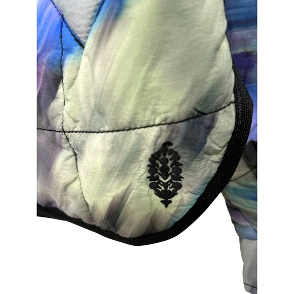 Free People $228 Pippa Printed Packable Quilted Puffer Jacket Small NWT - Picture 8 of 10